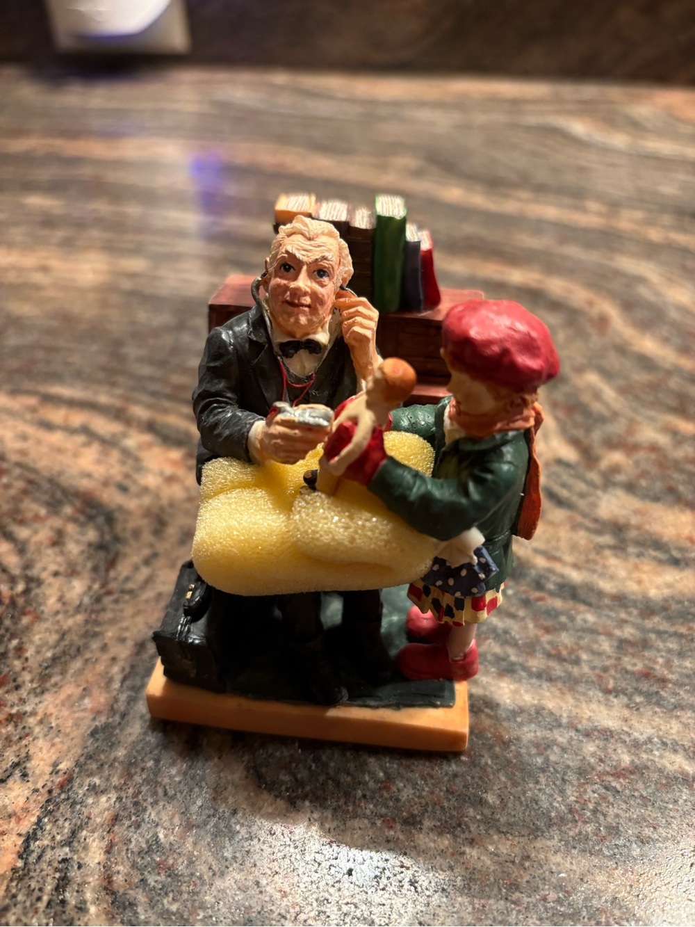 Vintage Norman Rockwell Doctor and Doll Figurine